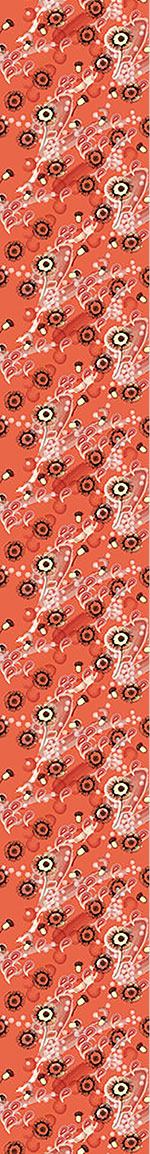 patterned-wallpaper-apricot-flora
