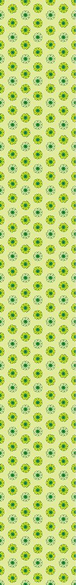 patterned-wallpaper-lime-flowers