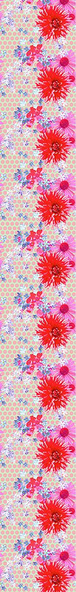 patterned-wallpaper-scattered-flower-on-dots