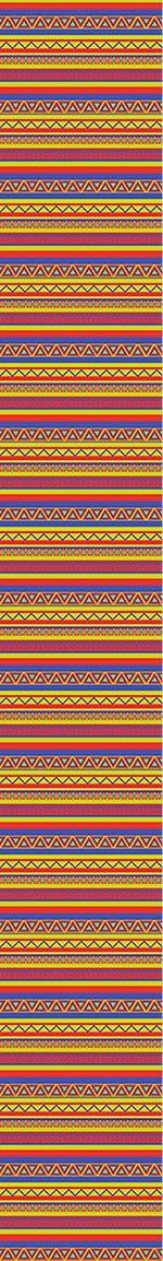 patterned-wallpaper-geometry-on-stripes