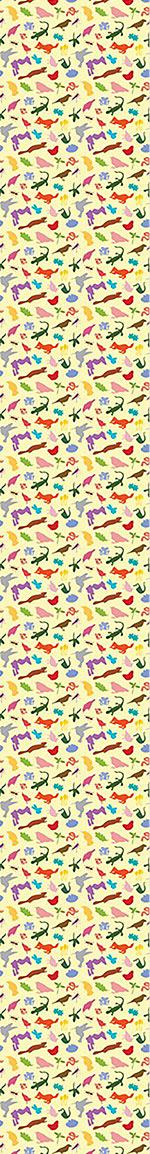 patterned-wallpaper-colorful-fauna