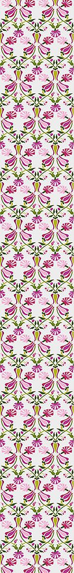patterned-wallpaper-tulips-and-carnations-pink