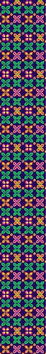 patterned-wallpaper-flower-bed-round