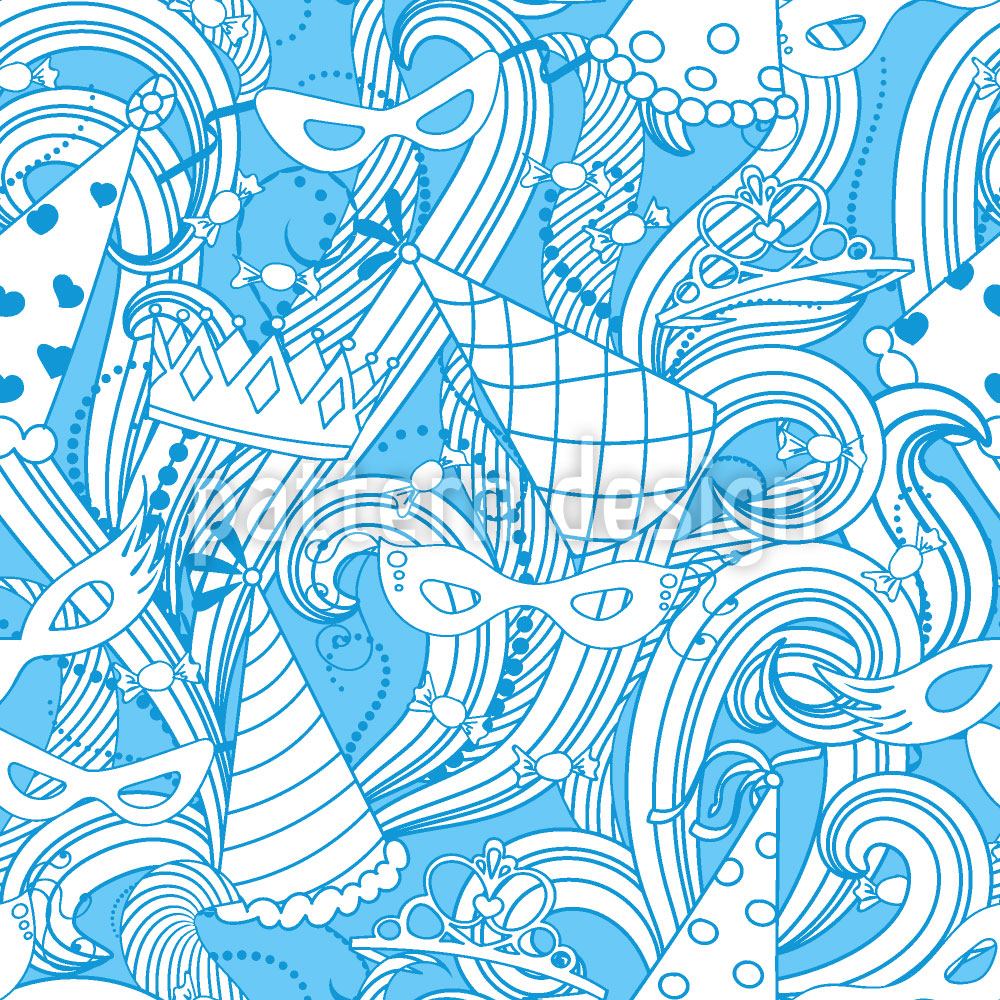 patterned-wallpaper-masquerade-ball