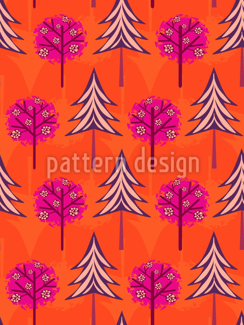 patterned-wallpaper-forest
