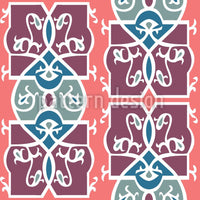 patterned-wallpaper-romanesque-fresco