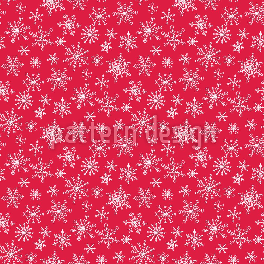 patterned-wallpaper-snowflakes-all-around