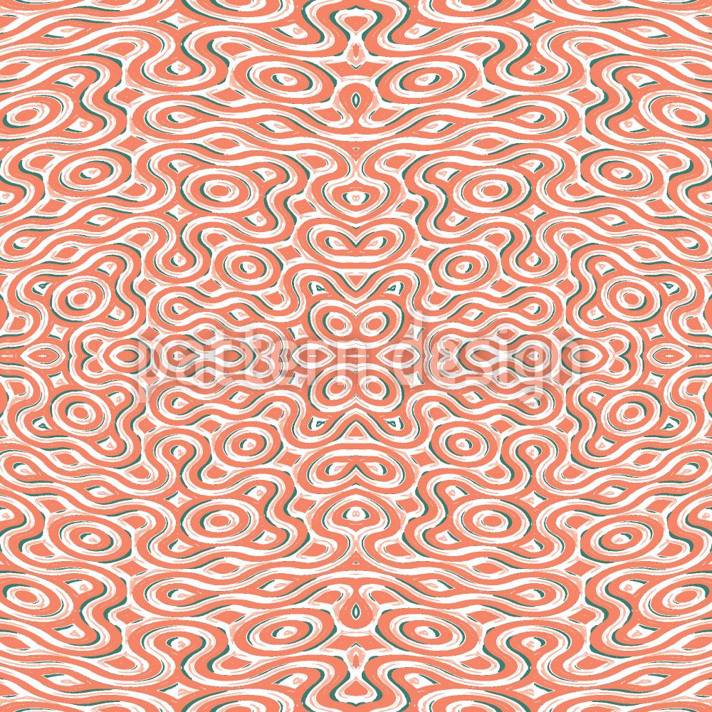 patterned-wallpaper-optical-illusion