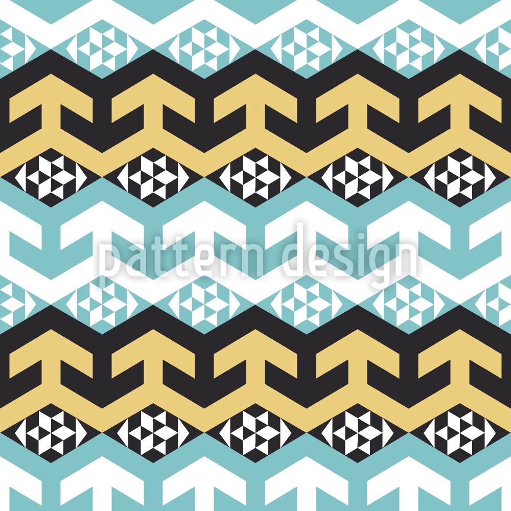 patterned-wallpaper-arabic-chevron-variation