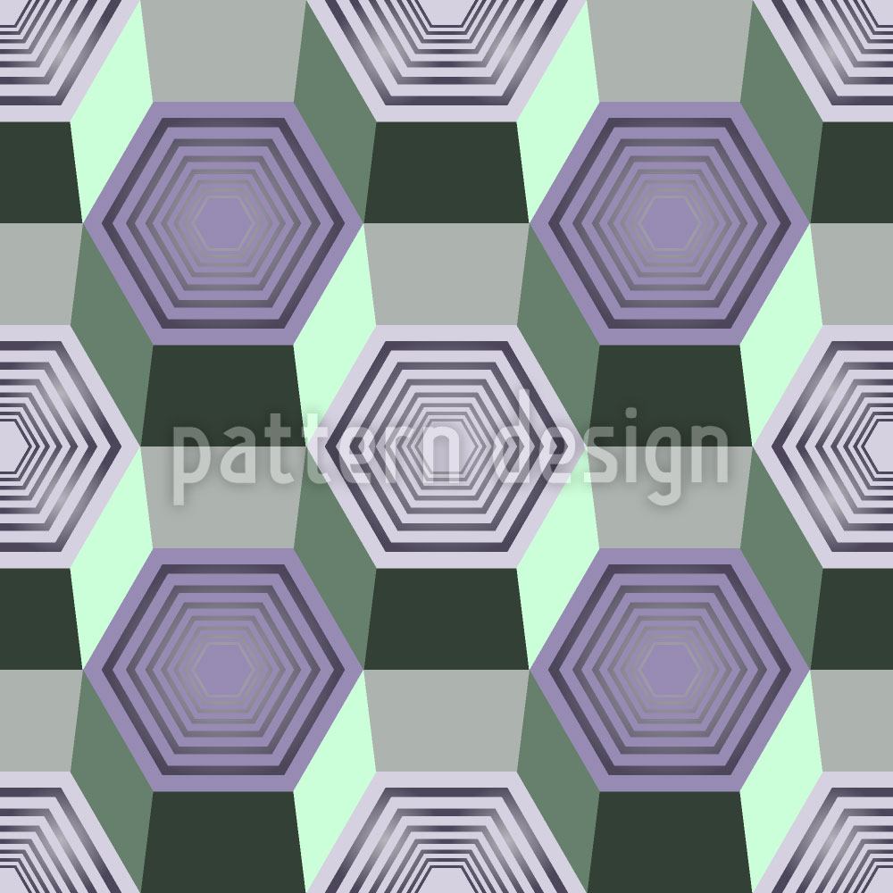 patterned-wallpaper-hexagonal-movement