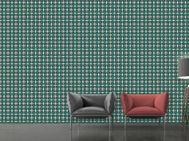 patterned-wallpaper-floral-mosaic-in-spring