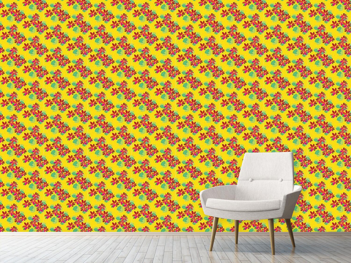 patterned-wallpaper-flora-tropicale