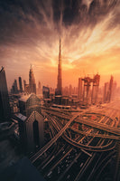 photo-wallpaper-dubais-fiery-sunset