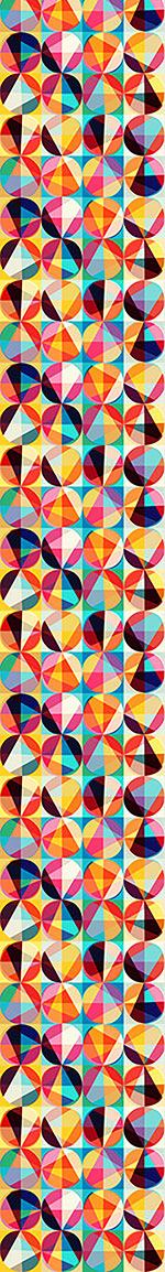 patterned-wallpaper-clown-circles