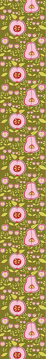 patterned-wallpaper-fruit-garden-pink