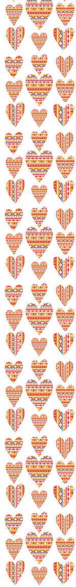 patterned-wallpaper-tribal-hearts