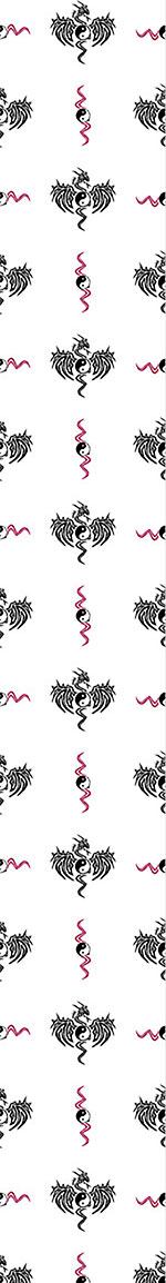 patterned-wallpaper-yin-yang-dragon