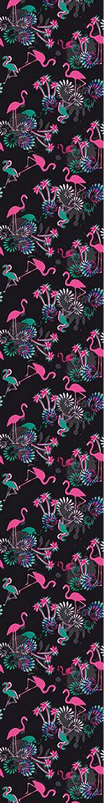 patterned-wallpaper-miami-nights-flamingo