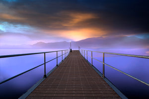 photo-wallpaper-pier-at-sunset-x