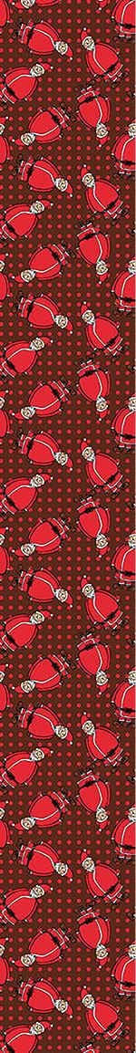 patterned-wallpaper-dotty-santa-brown