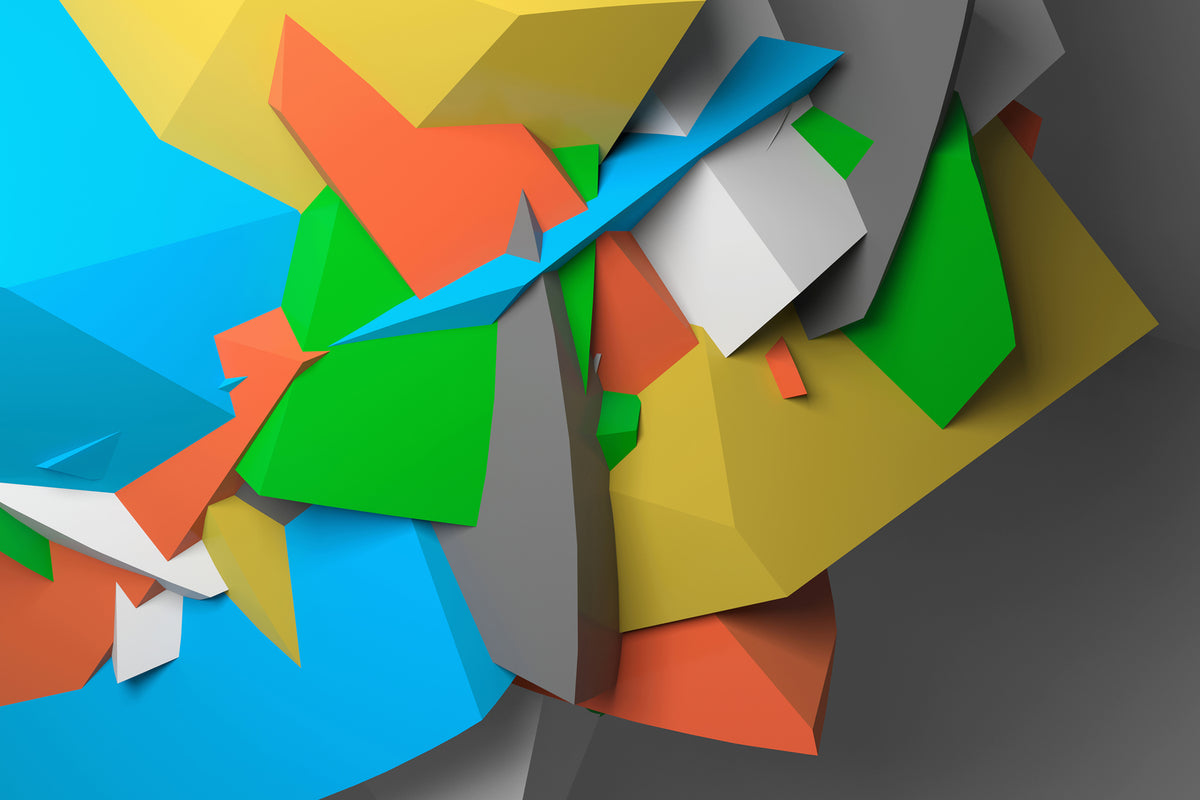 photo-wallpaper-3d-geometric-figures