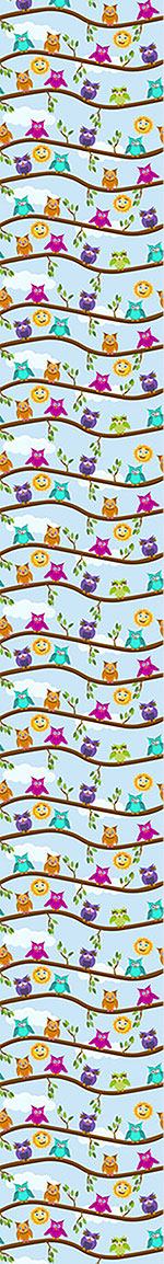 patterned-wallpaper-owls-on-a-sunny-day