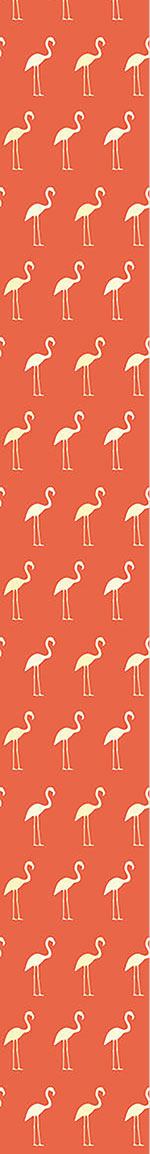 patterned-wallpaper-sunset-flamingo