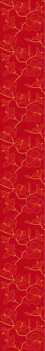 patterned-wallpaper-hibiscusdream-in-red