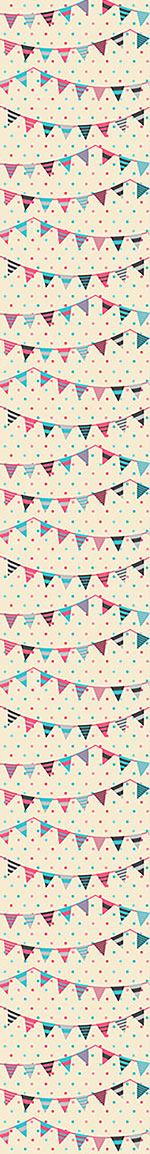 patterned-wallpaper-sweet-festoons-on-polkadots