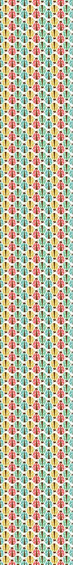 patterned-wallpaper-ladybug-chain