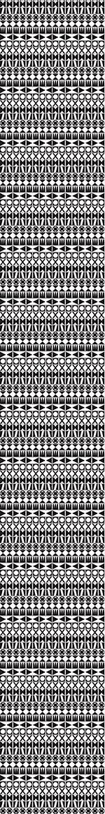 patterned-wallpaper-tribal-monochrome