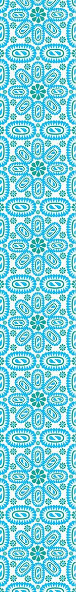 patterned-wallpaper-blue-leaf