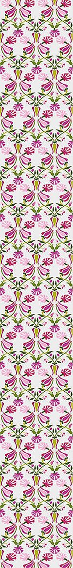 patterned-wallpaper-tulips-and-carnations-pink