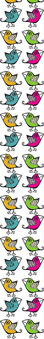 patterned-wallpaper-four-cute-birds