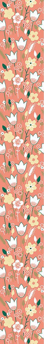 patterned-wallpaper-meadow-in-apricot