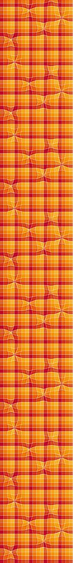 patterned-wallpaper-under-the-checkered-towel