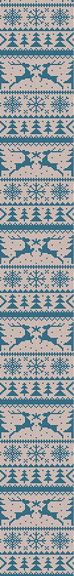 patterned-wallpaper-knitted-deer-crossing-blue