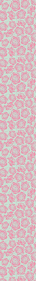 patterned-wallpaper-rose-blossoms-stylized