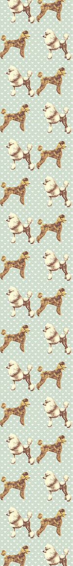 patterned-wallpaper-poodle-with-heart-aqua