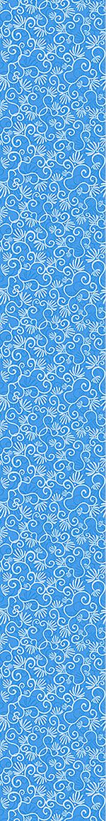 patterned-wallpaper-curlicue-with-flowers