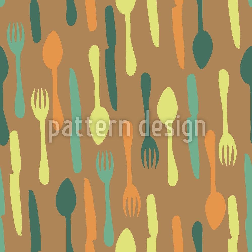 patterned-wallpaper-retro-look-cutlery