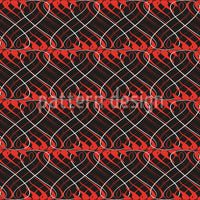 patterned-wallpaper-flames-on-wire