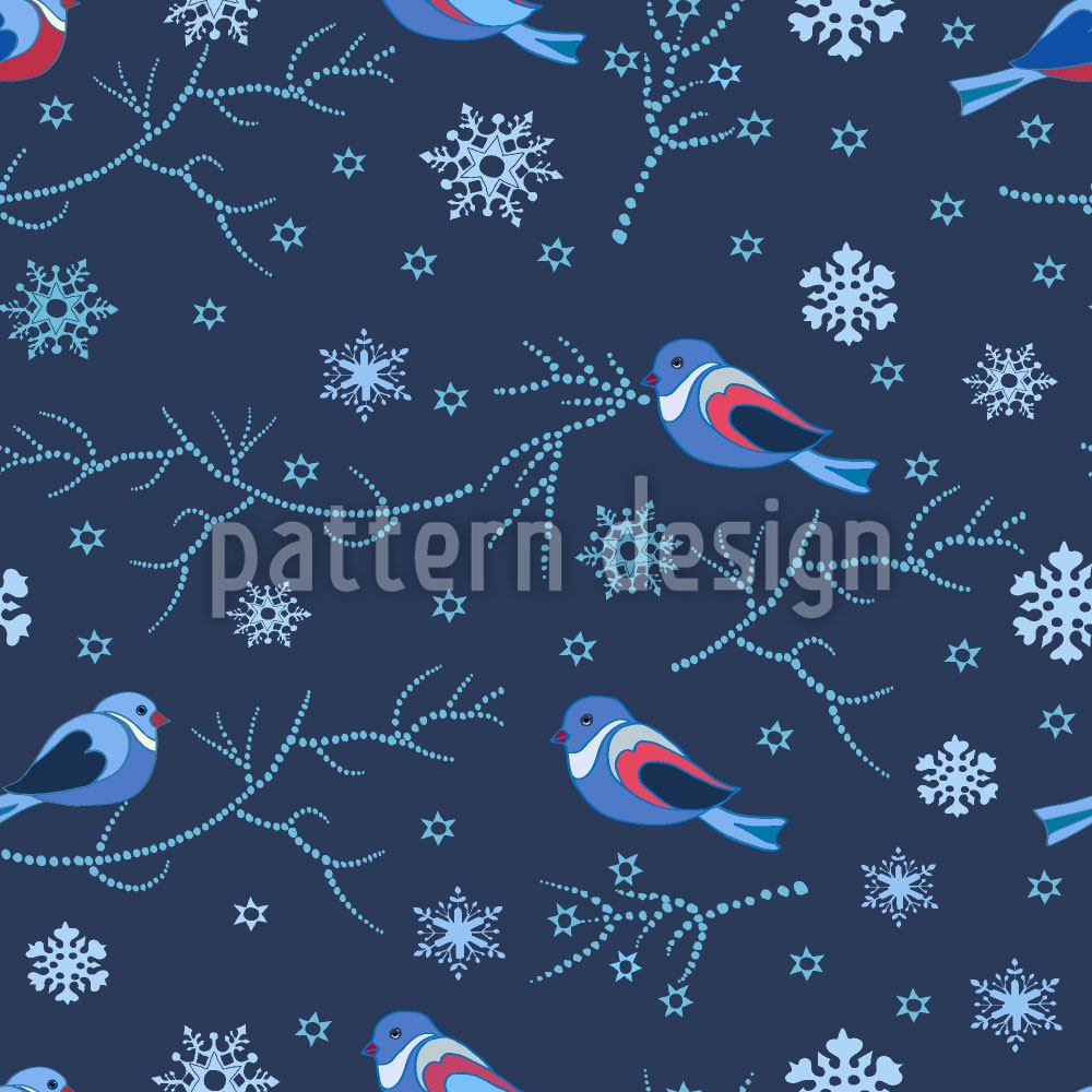 patterned-wallpaper-birds-in-winter