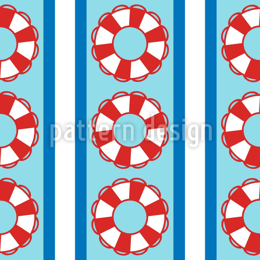 patterned-wallpaper-rescue-rings-on-stripes