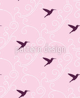 patterned-wallpaper-violet-hummingbird