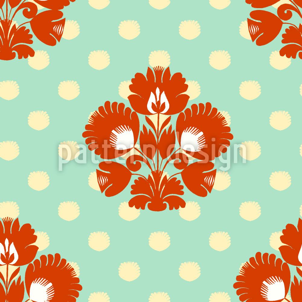 patterned-wallpaper-polkadot-floral