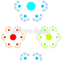 patterned-wallpaper-hexagonal-dotflower