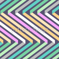 patterned-wallpaper-ribbons-in-zig-zag