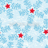 patterned-wallpaper-snowflakes