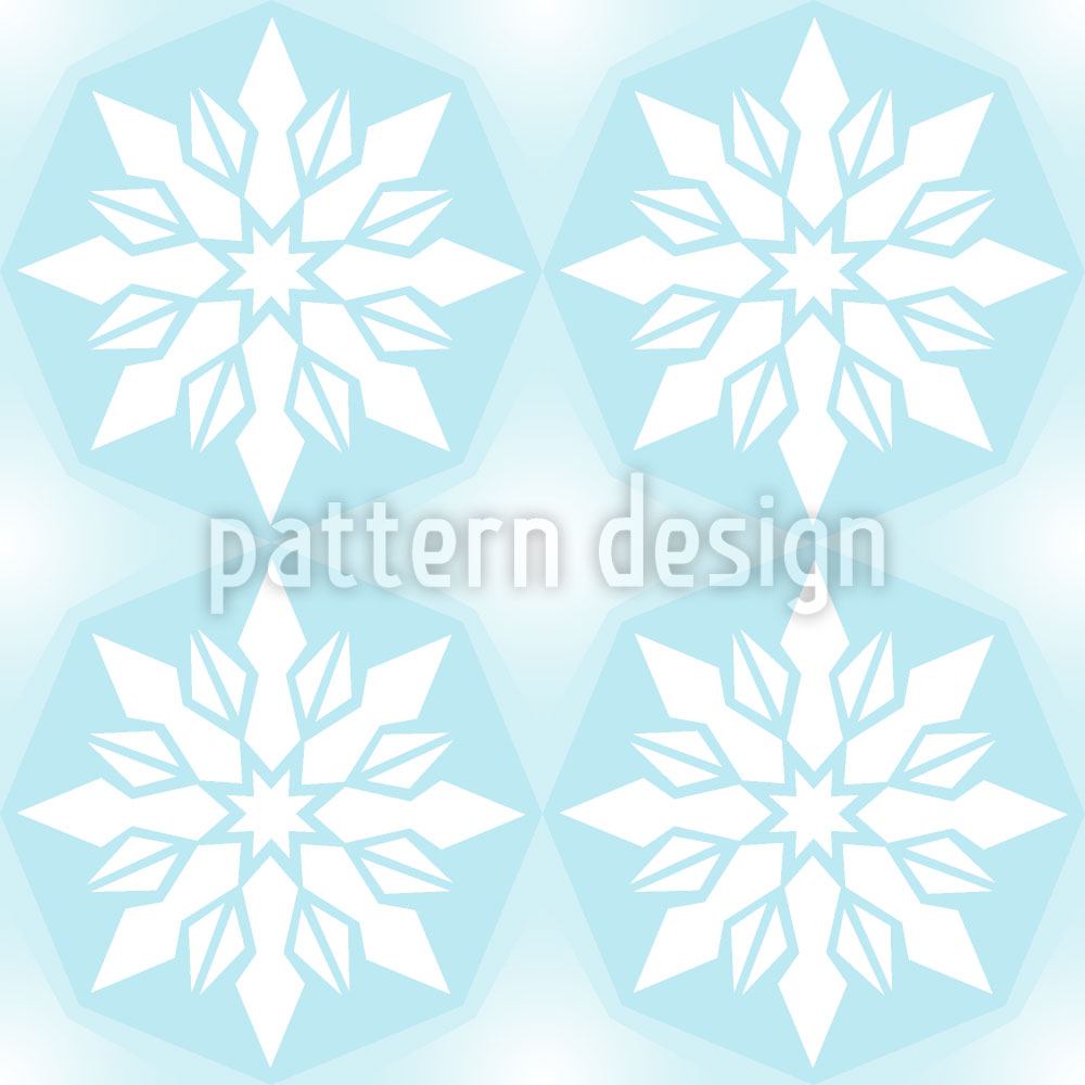 patterned-wallpaper-ice-crystal-geometry